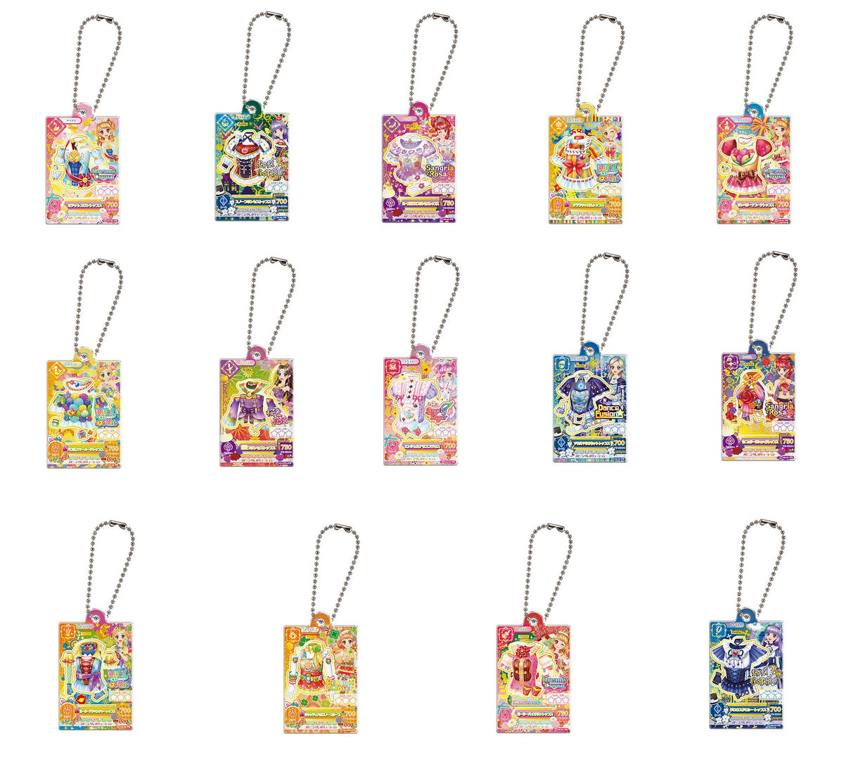 アイカツ ガチャガチャ アクリルチャーム アイカツ！ だれでもアイドル活動アクリルチャーム | ナムコ