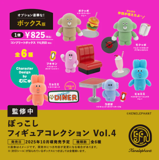 ぽっこし フィギュアコレクション Vol.4【ケンエレファント】