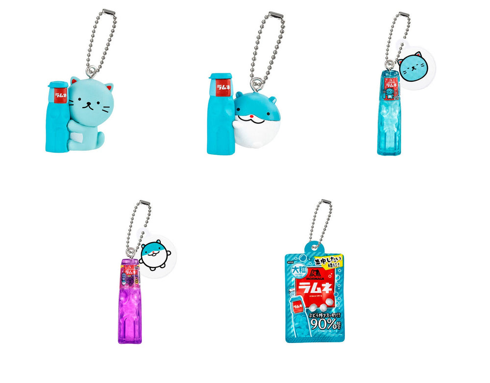 森永ラムネ ラムねこ しゅうチュー ミニチュアチャーム 【バンダイ】