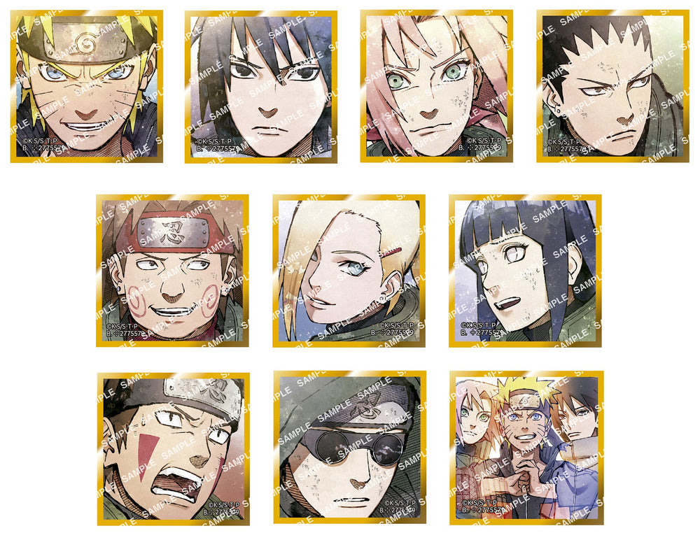 豆ガシャ色紙 NARUTOナルト 疾風伝 第三弾【バンダイ】