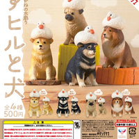 あかねの木彫り アヒルと犬（再販）【キタンクラブ】