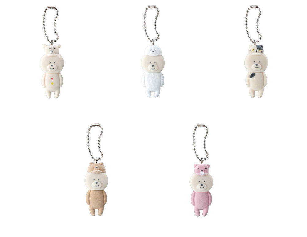 なりきりビションフリーゼたちの Capsule flockiesチャーム by N’s work..【バンダイ】