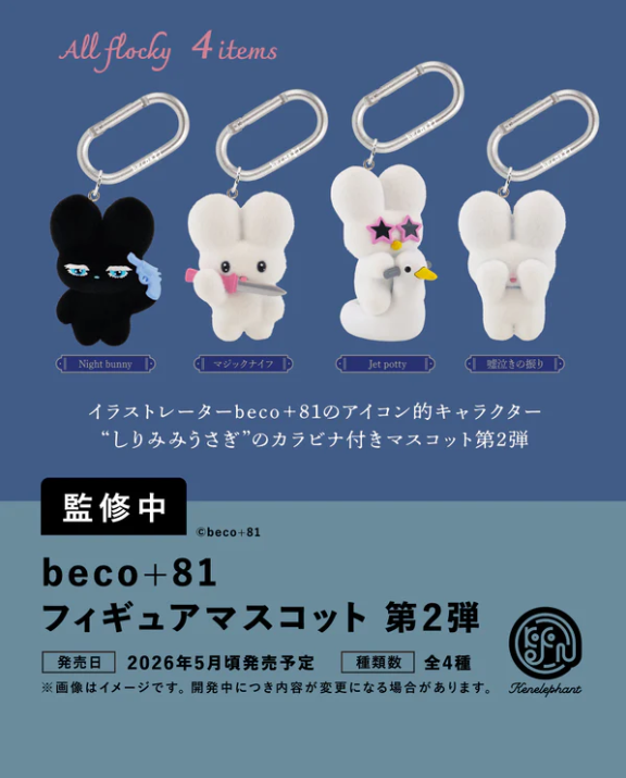 beco+81 フィギュアマスコット 第2弾 カプセル版【ケンエレファント