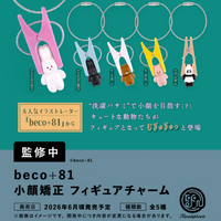 beco+81 小顔矯正 フィギュアチャーム カプセル版【ケンエレファント