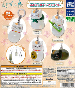 夏目友人帳カフェ　めじるしアクキー 夏目友人帳 めじるしガチャマスコット 全5種セット【在庫品
