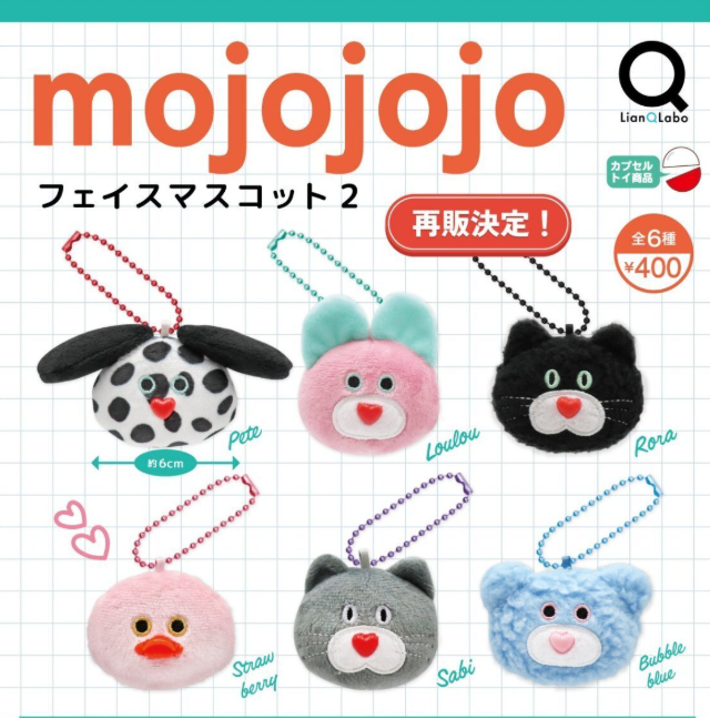 mojojojo フェイスマスコット2【再販】【リアンキューラボ